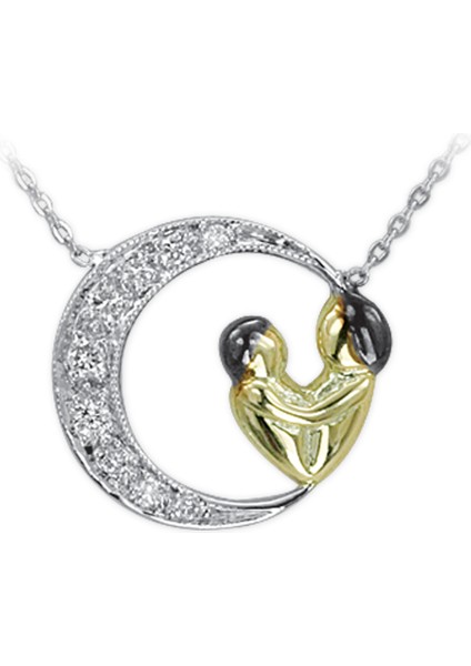 Pırlanta Kolye Anne ve Çocuk