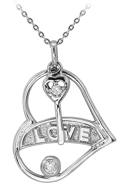 Pırlanta Kalp Love Kolye fiyatları