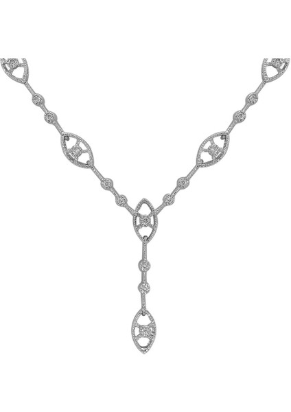 Gerdanlık Modelli Pırlanta Neo Klasik Kolye