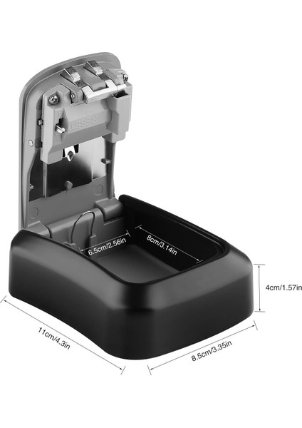 Safe-Key 3 Duvara Montaj Şifreli Anahtar Saklama Kasası / Kutusu