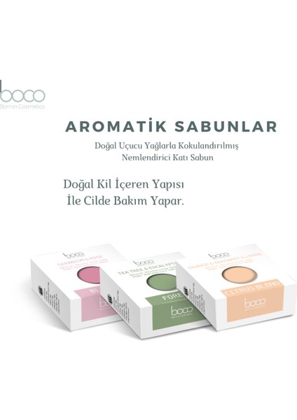 Itır Ve Gül Yağı Ile Zenginleştirilmiş Zeytinyağlı Blossom Nemlendirici Doğal Katı Sabun 100 Gr El & Yüz