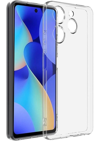 Tecno Spark 20 Pro Kılıf Süper Silikon Lüx Korumalı Şeffaf