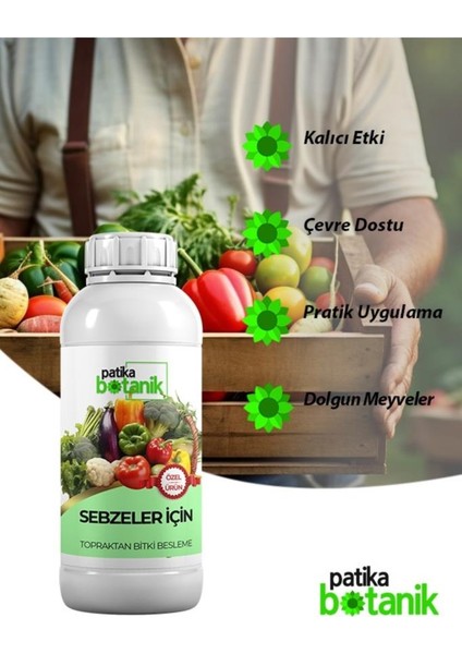 500 ml Sebzeler Için Bitki Besini - Topraktan
