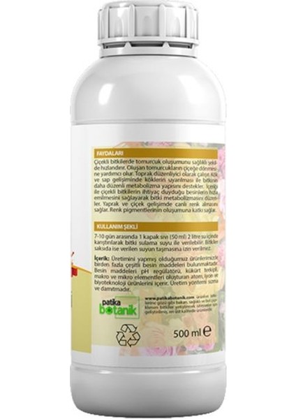 500 ml Çiçeklendirici- Süs Bitkileri Için - Topraktan