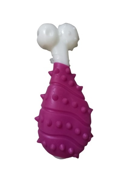 Dental Tavuk Budu Küçük Kemik 11 cm Mor