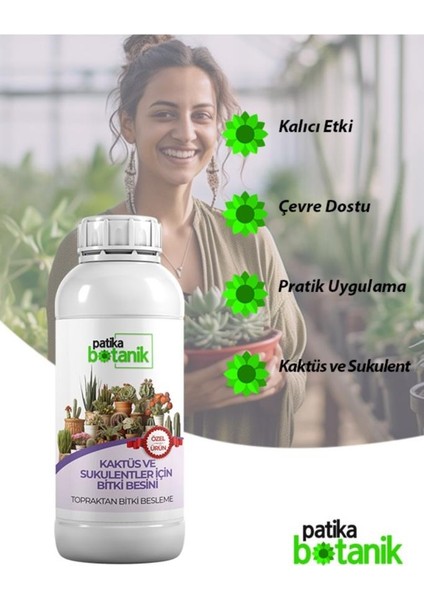 500 ml Kaktüs ve Sukulentler Için Genel Besin - Topraktan