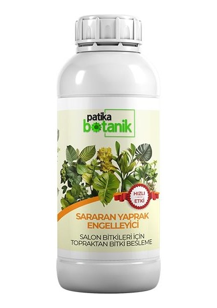 500 ml Sararan Yaprak Engelleyici - Süs Bitkileri Için - Topraktan