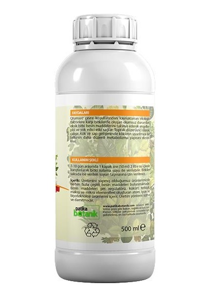 500 ml Sararan Yaprak Engelleyici - Süs Bitkileri Için - Topraktan