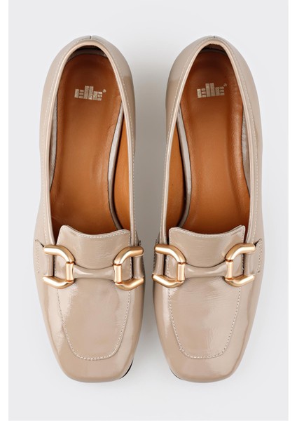 Vizon Deri Kadın Topuklu Ayakkabı fırsatları