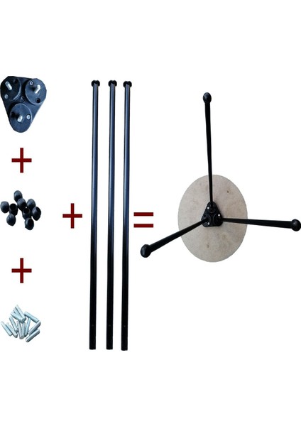 Metal Boru Ayak Kütük Masa Orta Sehpa Zigon Ayağı 42 cm ( 1 Adet Ayak) indirimleri