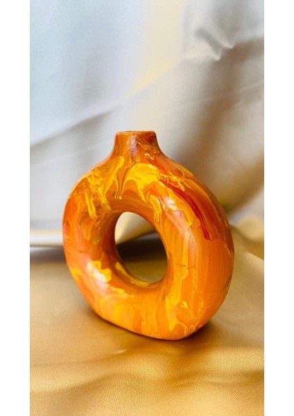 Dekoratif Turuncu Biblo Vazo fiyatları