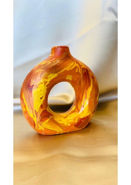 Dekoratif Turuncu Biblo Vazo modelleri