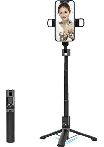 Vos Versa P08 Iki Dolgu Işıklı Mini Selfie Işığı Tripod VVE1071