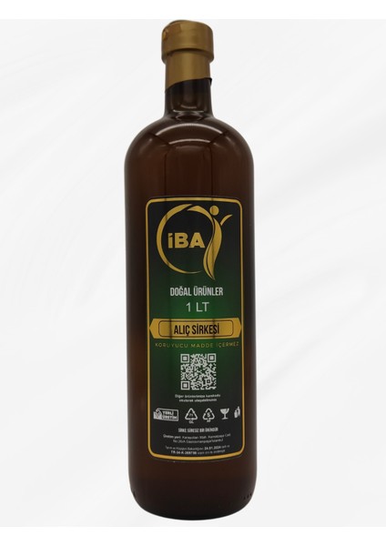 Doğal Alıç Sirkesi 1lt
