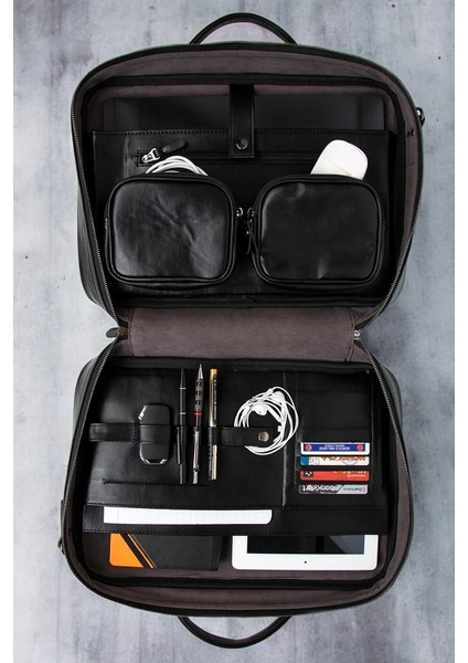 Unisex Lüx Macbook Organizer Laptop Evrak Çantası 15.6" & 16" Inç