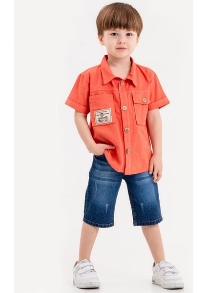 Kids Erkek Çocuk Kısa Kol Kaprili Alt Üst Takım Kids Erkek Çocuk Kısa Kol Kaprili Takım