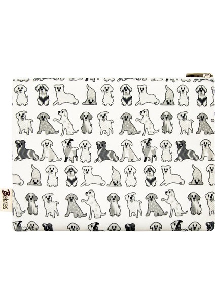 Cesur Patiler Köpek Desenli Makyaj Çantası Portföy & Clutch Çanta 24CMX19CM