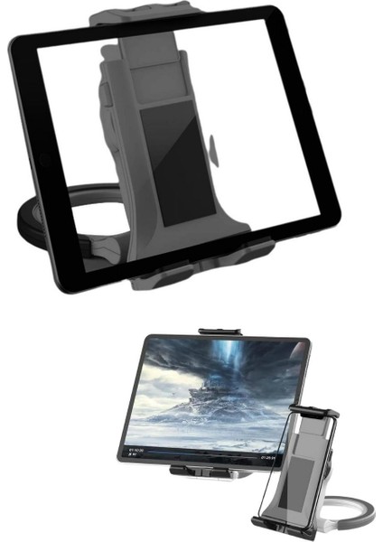 Vos Versa VVE1041 360° Dönebilen Masaüstü Yapıştırmalı Tablet Standı