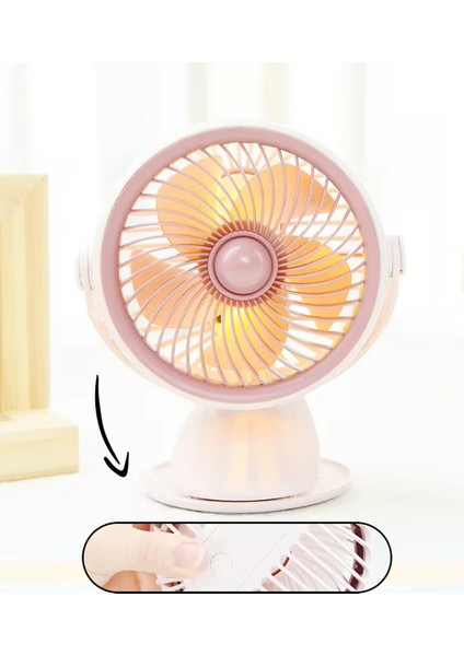 Taşınabilir Mini USB Şarjlı Fan Kıskaçlı Masa Kenarına 3 Kademeli Hız Ayarı Şarj Edilebilir Mini Vantilatör Soğutucu 14CM Mini Fan YS2285 fırsatları