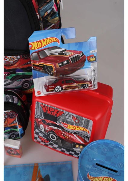 Yeni Sezon Lisanslı Hot Wheels Okul,kalem Çantası Ile Matara,beslenme Kabı ve Kırtasiye Seti Çıtçıt Dosya,kalem,silgi,kumbara,kalemtraş,resim Defteri,okul Etiketi fırsatları