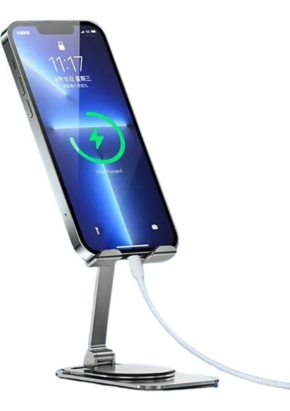 Vos Versa VVE1049 360° Dönebilen Masaüstü Metal Telefon Standı