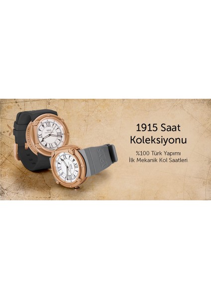 Istanbul Zaman Kumpanyası - 1915 Saat Koleksiyonu Bronz Kasa Gri fiyatları