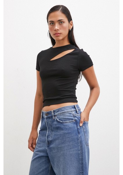 Önü Açık Bluz Siyah fırsatları