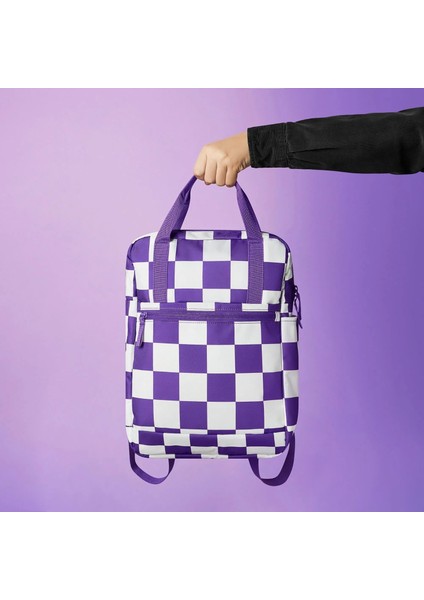 Starttıd Sırt Çantası Beyaz Lila 27 x 9 x 38 cm 12 Lt