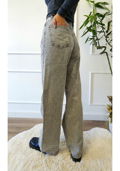 Yüksek Bel Boyfriend Jeans