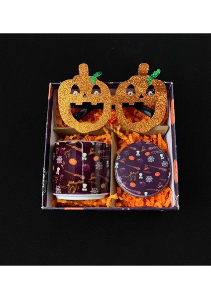 Cadı Kazanı Halloween Tasarımlı Cadılar Bayramı Hediye Seti
