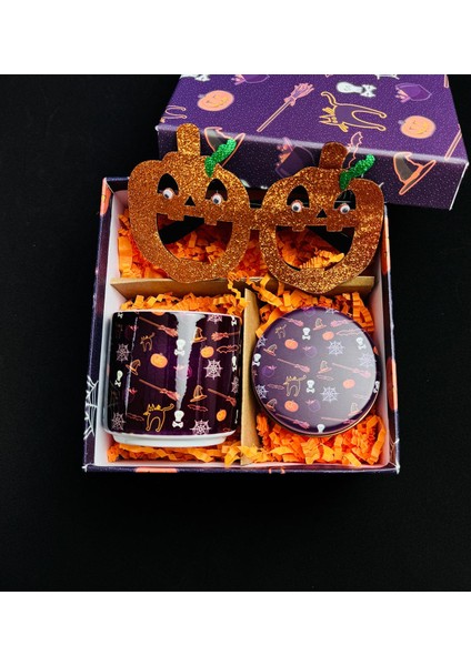Cadı Kazanı Halloween Tasarımlı Cadılar Bayramı Hediye Seti fiyatları