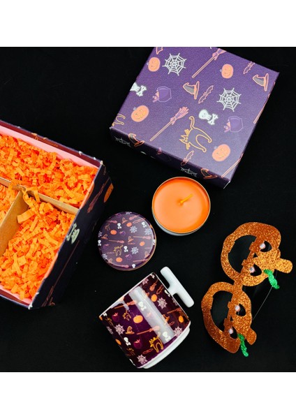 Cadı Kazanı Halloween Tasarımlı Cadılar Bayramı Hediye Seti modelleri