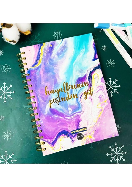 Hayallerinin Peşinden Git Tasarımlı Karton Kutulu Set