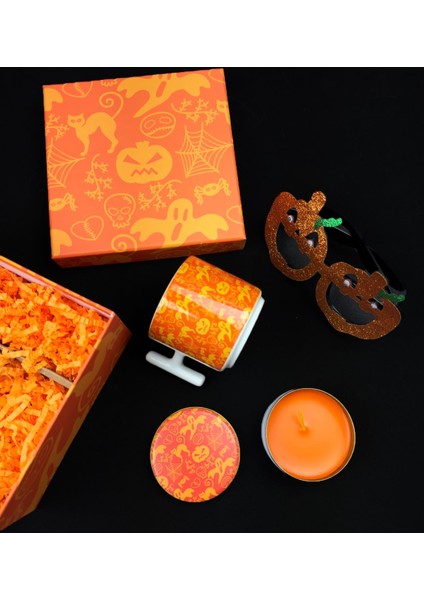 Boo Hayalet Halloween Tasarımlı Cadılar Bayramı Hediye Seti fırsatları