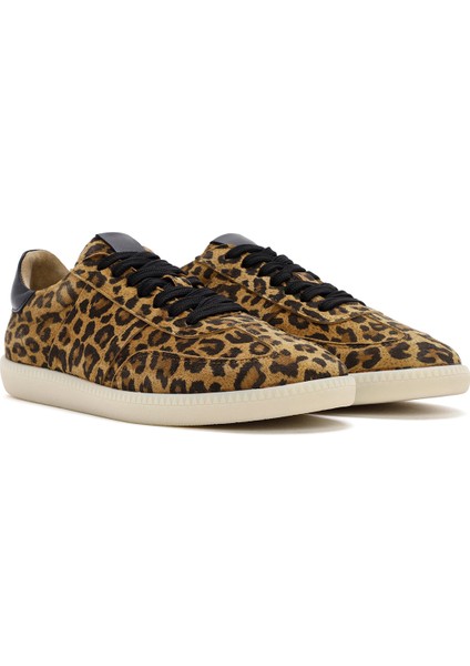 Kadın Taba Bağcıklı Süet Deri Sneaker 24WFD3709W2