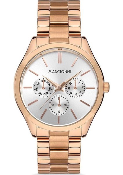 M.1.1126.05 Metal Kordonlu Bakır Renk Kadın Kol Saati