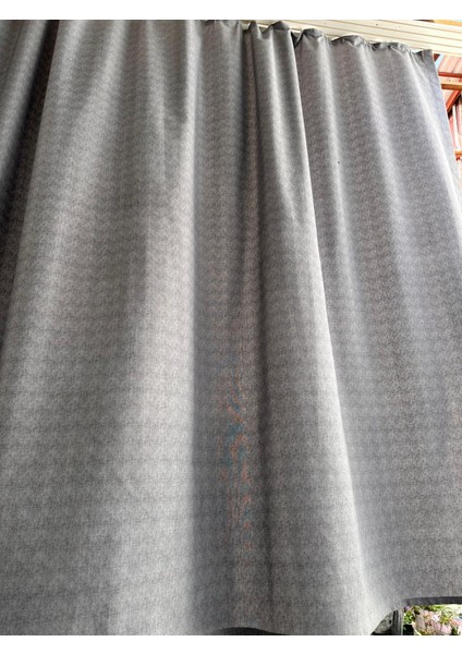 Branda Balkon Perdesi Kornişli ve Bağcıklı Fon Perde indirimleri