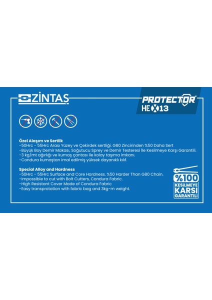Protector HEX13 Motosiklet Kesilmez Zincir Kilit fırsatları