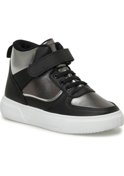HUSTO.F4PR Siyah Kız Çocuk High Sneaker