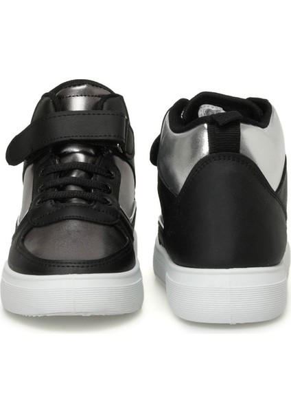 HUSTO.F4PR Siyah Kız Çocuk High Sneaker
