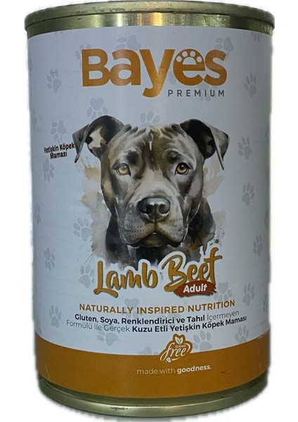 Premium Yetişkin Köpek Yaş Mama Kuzu Etli 400 gr