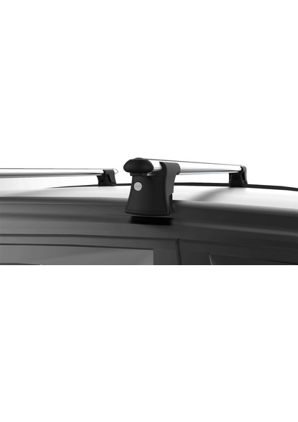 Fiat Panda MK4 (2012-2024) Entegre Tavan Çıtalı Modeller için Araç Üstü Portbagaj Taşıyıcı / Kilitlenebilir Tavan Barları 2li Set Gri fırsatları