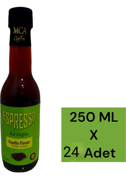 MCA Espresso Soğuk Kahve (Vanilya) 250 ml x 24 Adet