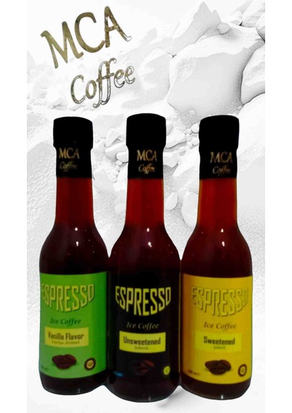 MCA Espresso Soğuk Kahve (Vanilya) 250 ml x 24 Adet