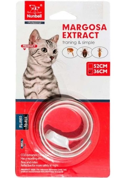 Kedi Bit Pire Uzaklaştıcı Tasma 36 cm