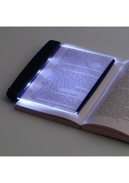 E10 Kitap Okuma Işığı Göz Koruyucu Şeffaf LED Panel 28 x 13 Plastik Kablosuz-Pilli modelleri