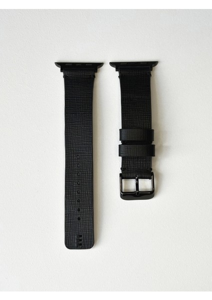 Apple Watch Uyumlu Saat Kordonu Safiano Hakiki Deri El Yapımı