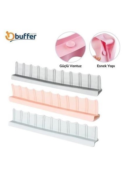Vantuzlu Kauçuk Sıvı Su Sızdırmaz Mutfak Banyo Duş Bariyeri Lavabo Kenar Tutucu Set