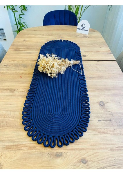 Jüt, Hasır, Dekoratif Masa Örtüsü, Runner 30X80 Cm, Amerikan Servis, Sehpa Örtüsü, Bohem Tarzı