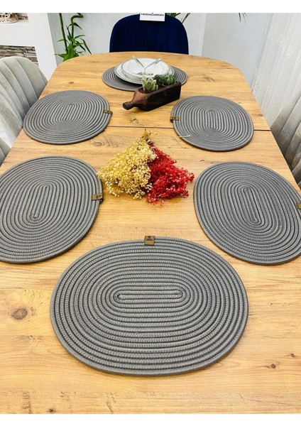 Jüt Hasır Amerikan Servis Oval Supla 6 Lı modelleri